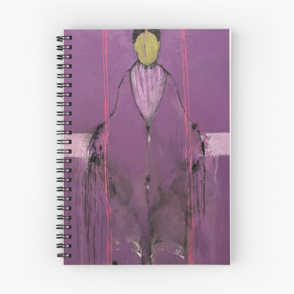 Item preview, Purple Abstract Figure Pink Linear Canvas Painting designed and sold by Gela Mikava.
