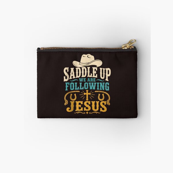 Item preview, Saddle Up We Are Following Jesus Christian Cowboy Western Faith Vintage designed and sold by mari-kayden.