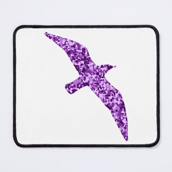 Item preview, Purple Mosaic Seagull Silhouette Art designed and sold by DymondDesigns.