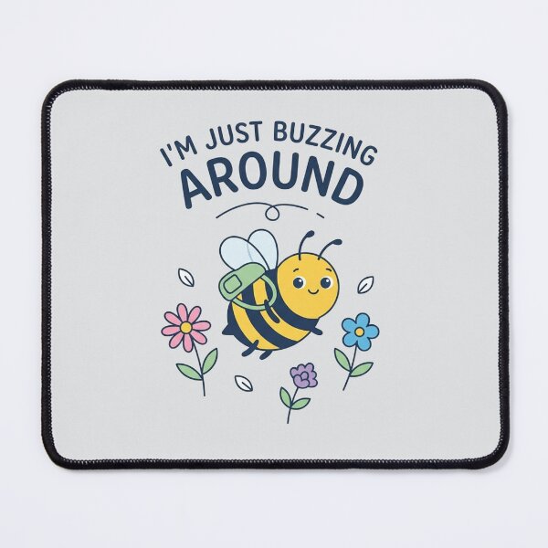 Item preview, Cute Little Bee Buzzing Around Design designed and sold by Owcomm.