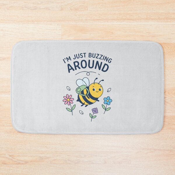 Item preview, Cute Little Bee Buzzing Around Design designed and sold by Owcomm.