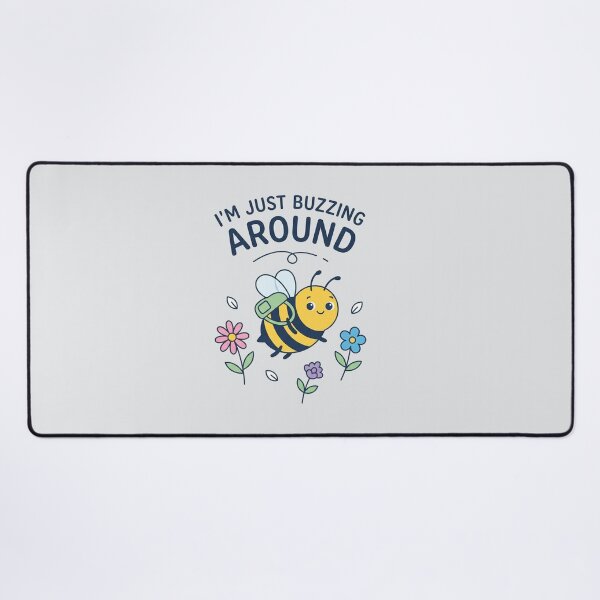 Item preview, Cute Little Bee Buzzing Around Design designed and sold by Owcomm.