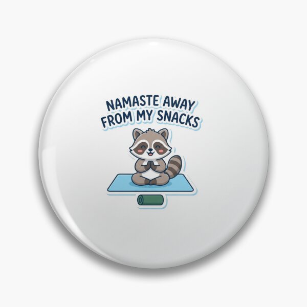 Item preview, Namaste Away From My Snacks Cute Raccoon Yoga designed and sold by Owcomm.