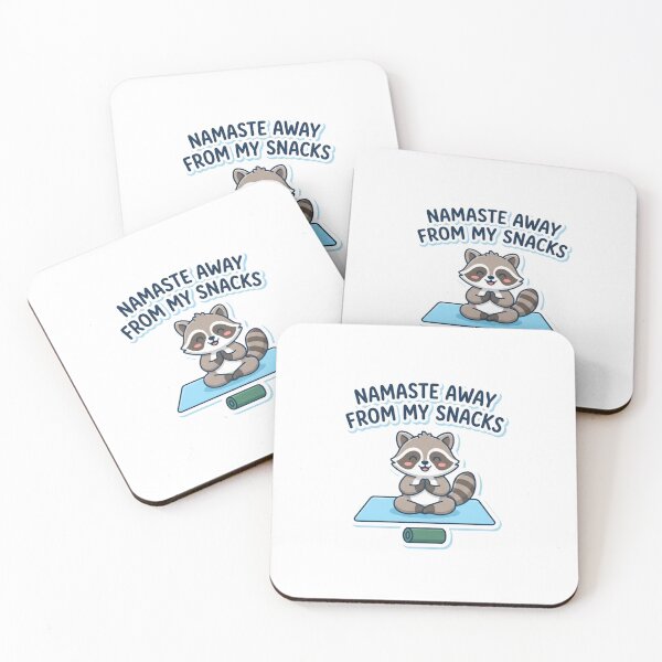 Item preview, Namaste Away From My Snacks Cute Raccoon Yoga designed and sold by Owcomm.