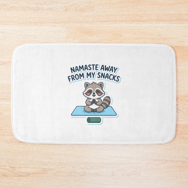 Item preview, Namaste Away From My Snacks Cute Raccoon Yoga designed and sold by Owcomm.