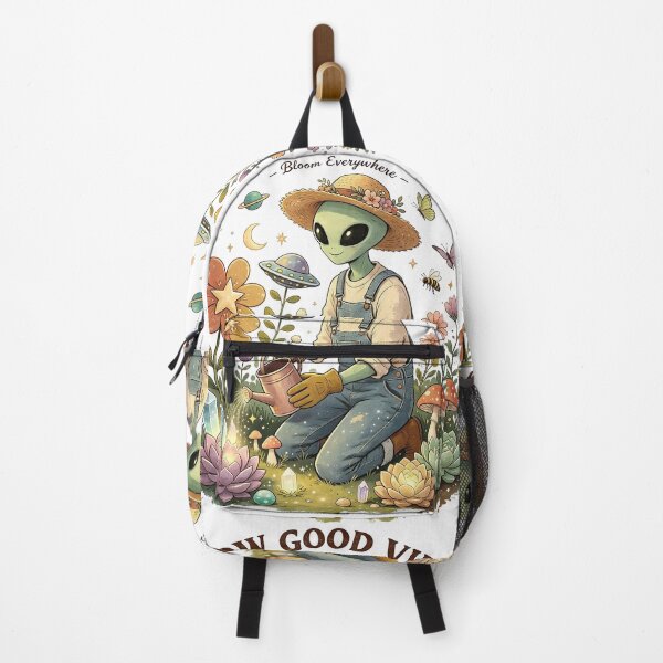 Item preview, Grow Good Vibes Alien Gardener designed and sold by NatalieJeans.