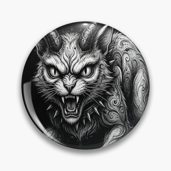 Item preview, Demonic Cat From Hell Tuxedo designed and sold by florancouriei.