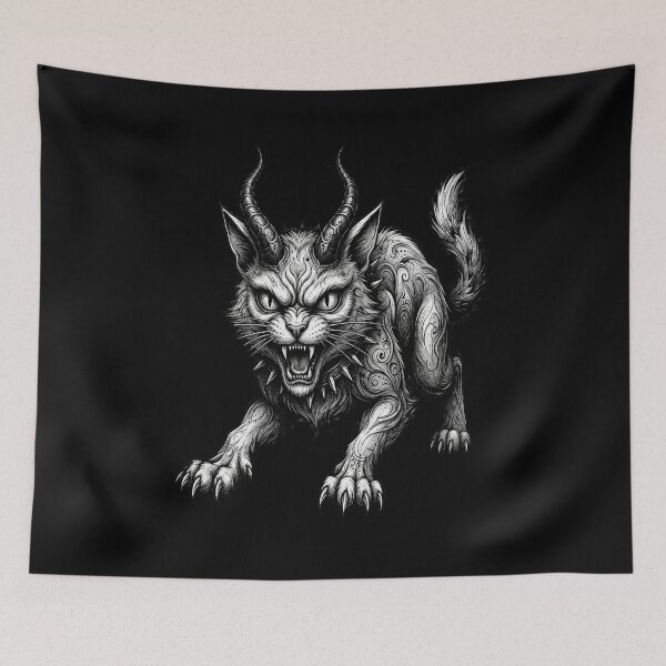Item preview, Demonic Cat From Hell Tuxedo designed and sold by florancouriei.