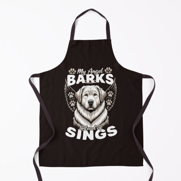 Item preview, Great Pyrenees My Angel Barks Instead of Sings Dog Memorial Vintage designed and sold by mari-kayden.