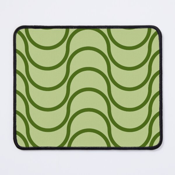 Item preview, Olive Green Retro Wavy Lines Minimalist Seamless Pattern designed and sold by Jyoti Digital Artist.