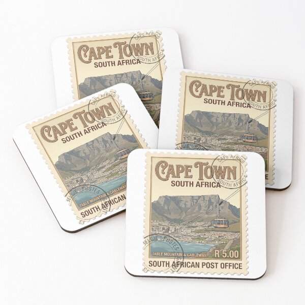 Item preview, Vintage Table Mountain Cape Town Travel Stamp designed and sold by k3rstman1.
