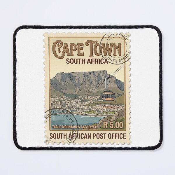 Item preview, Vintage Table Mountain Cape Town Travel Stamp designed and sold by k3rstman1.