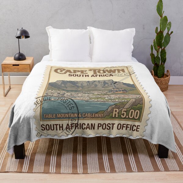 Item preview, Vintage Table Mountain Cape Town Travel Stamp designed and sold by k3rstman1.