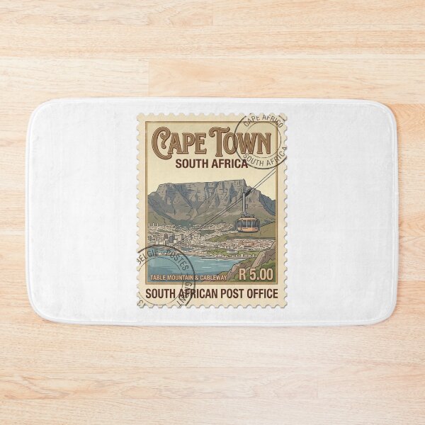 Item preview, Vintage Table Mountain Cape Town Travel Stamp designed and sold by k3rstman1.