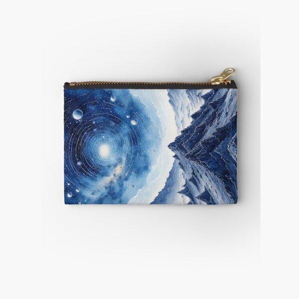 Item preview, A cosmos awakens above frosty peaks. designed and sold by Mianku | Für das Leben.