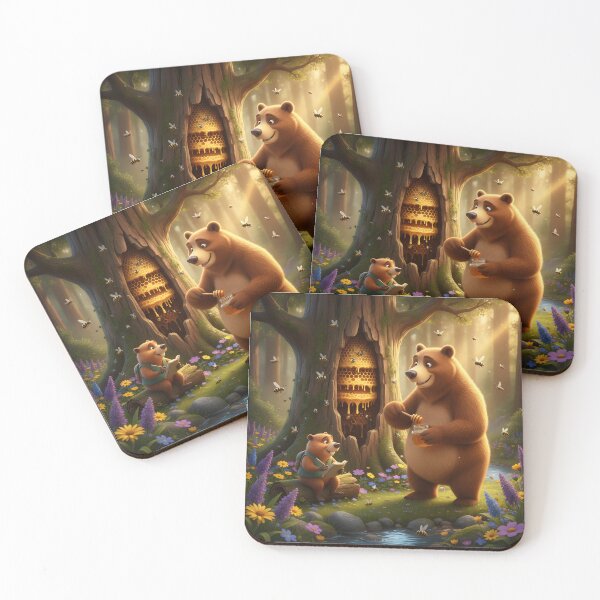 Item preview, Happy Beaver Adventures – The Honey Tree designed and sold by Clothes With Smiling Animals Walt Gral.