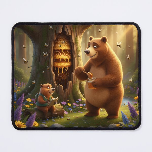 Item preview, Happy Beaver Adventures – The Honey Tree designed and sold by Clothes With Smiling Animals Walt Gral.