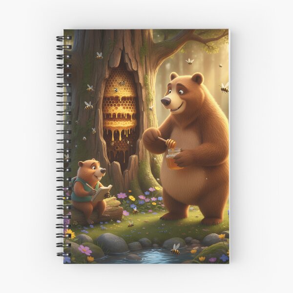 Item preview, Happy Beaver Adventures – The Honey Tree designed and sold by Clothes With Smiling Animals Walt Gral.
