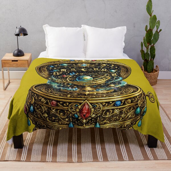 Item preview, Celestial Orrery Jewelry Box | Zodiac Planetarium Fantasy Cosmic Art Sticker T-Shirt designed and sold by irfanshikh.