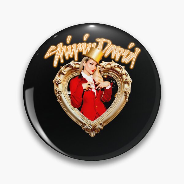 Item preview, Shirin David Golden Top Hat Heart Frame Poster designed and sold by ZloppyDesign.