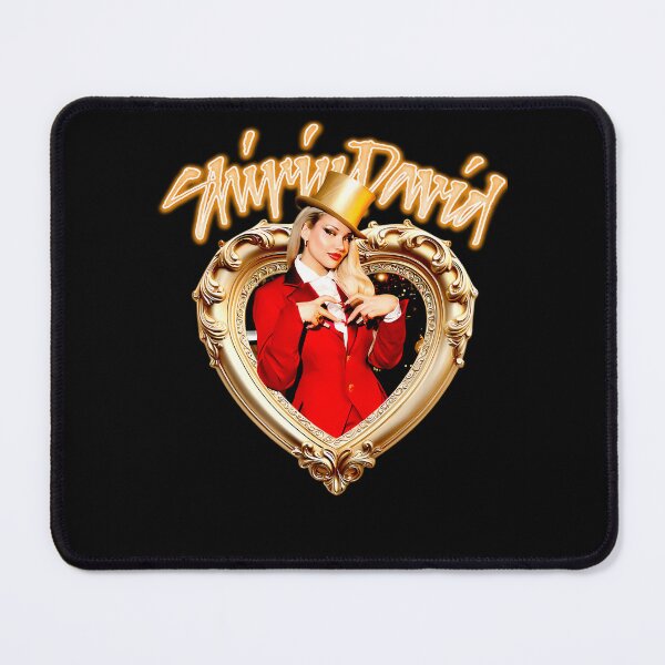 Item preview, Shirin David Golden Top Hat Heart Frame Poster designed and sold by ZloppyDesign.