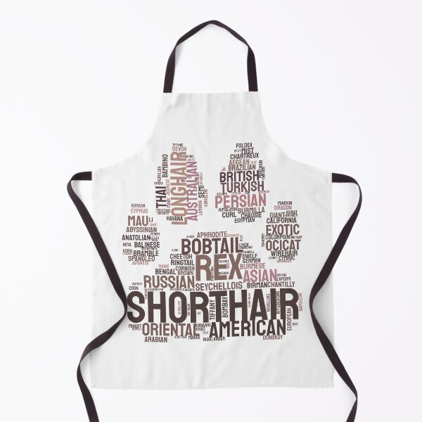 Item preview, Cat Paw Breeds Typography Silhouette Design designed and sold by AyfuDesigns.
