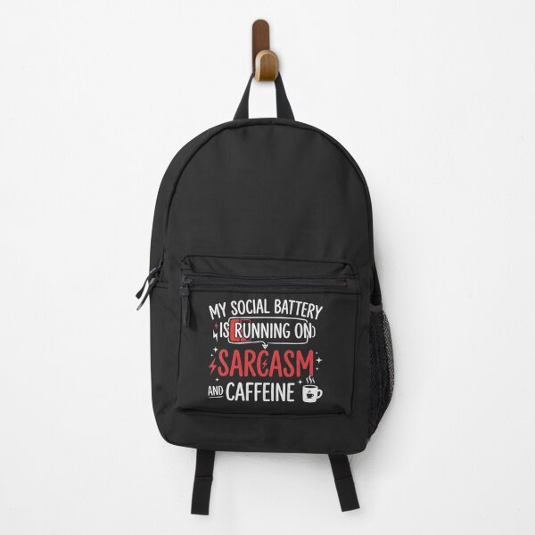Item preview, My Social Battery Is Running On Sarcasm designed and sold by Owcomm.
