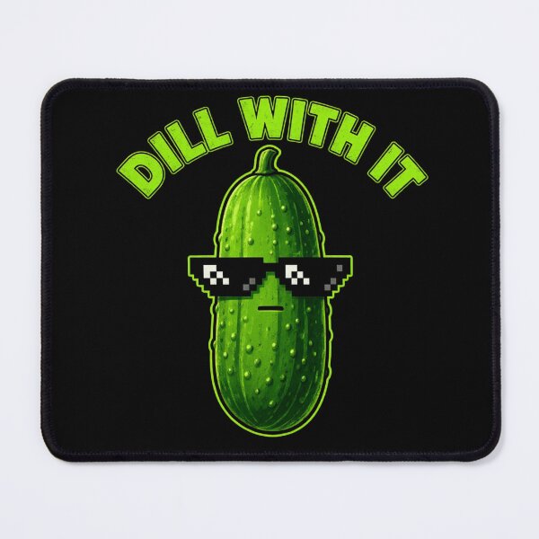 Item preview, Dill with It Funny Saying Vegetarian Pickle Lovers designed and sold by CF_VintageDesign.