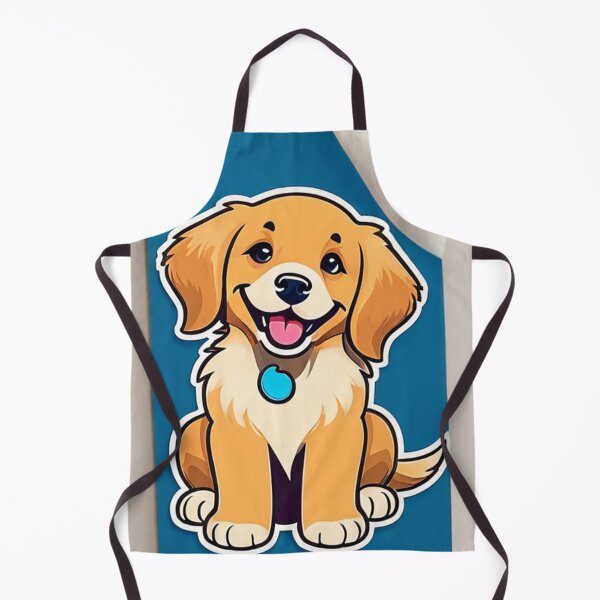 Item preview, Animals - Young Golden Retriever, Colorful Kids Illustration designed and sold by World-Pets.
