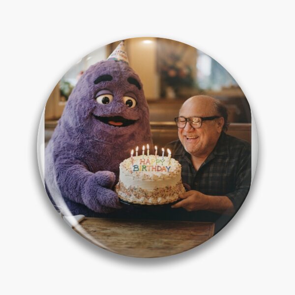 Item preview, Danny devito grimace Ronald mcdonald mcdonalds meme memes funny parody christmas birthday  designed and sold by CheeseBlueprint.