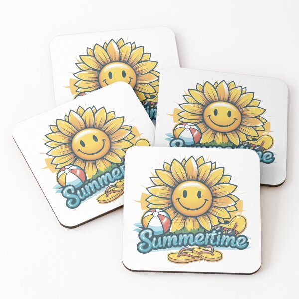 Item preview, Happy Sunflower Summertime | Cute Summer Sunshine Beach Vacation Design designed and sold by Awarrie.