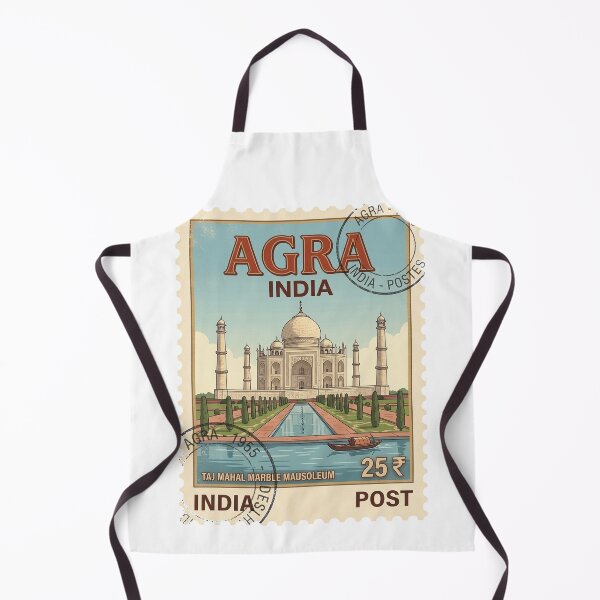 Item preview, Vintage Taj Mahal Agra India Travel Stamp designed and sold by k3rstman1.