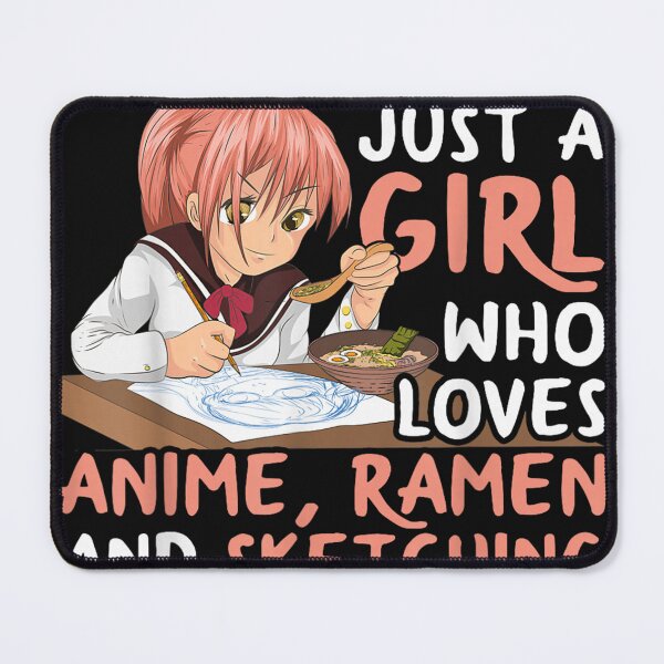 Item preview, Just A Girl Who Loves Anime Ramen and Sketching Japan Anime T-Shirt Small designed and sold by AidanMacdougall.