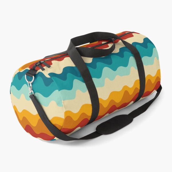 Item preview, Retro 70s Wavy Sunset Aesthetic Ocean Waves Pattern designed and sold by Zaya_art.