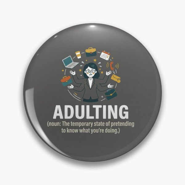 Item preview, Funny Adulting Definition Busy Office Life designed and sold by Owcomm.