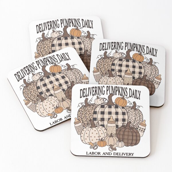 Item preview, Funny Labor and Delivery Nurse Pumpkin Delivery Fall Maternity Vintage designed and sold by mari-kayden.