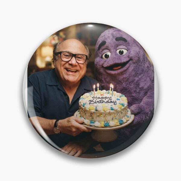 Item preview, Danny devito grimace Ronald mcdonald mcdonalds meme memes funny parody christmas birthday  designed and sold by CheeseBlueprint.