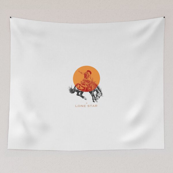 Item preview, Lone star cowboy Wht designed and sold by Harry Draws Straws.