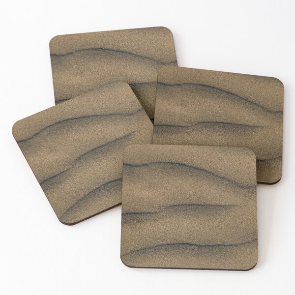 Item preview, Abstract waves in the beach sand designed and sold by kristofbellens.