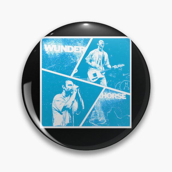 Item preview, Wunderhorse Live Concert Blue Grunge Panel Poster designed and sold by ZloppyDesign.