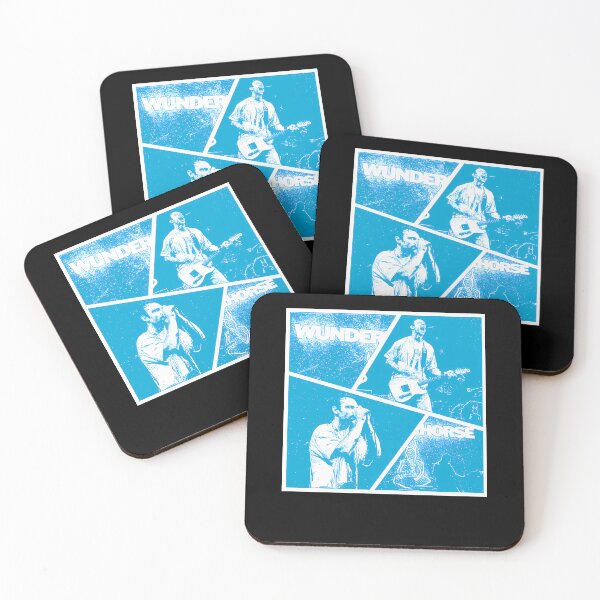 Item preview, Wunderhorse Live Concert Blue Grunge Panel Poster designed and sold by ZloppyDesign.