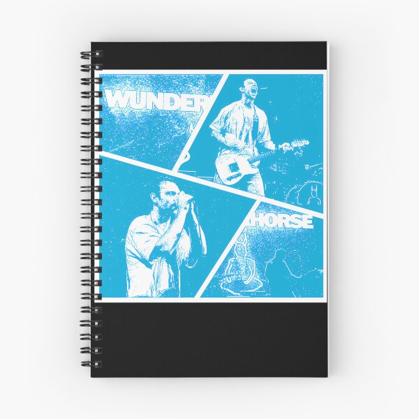 Item preview, Wunderhorse Live Concert Blue Grunge Panel Poster designed and sold by ZloppyDesign.