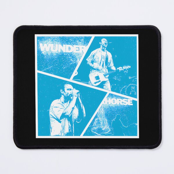 Item preview, Wunderhorse Live Concert Blue Grunge Panel Poster designed and sold by ZloppyDesign.