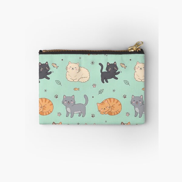 Item preview, Cute Cat Seamless Pattern Design designed and sold by ashenlocs.