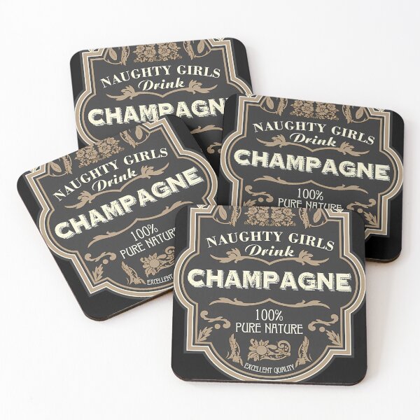 Item preview, Naughty Girls Drink Champagne designed and sold by OceanBreezes.