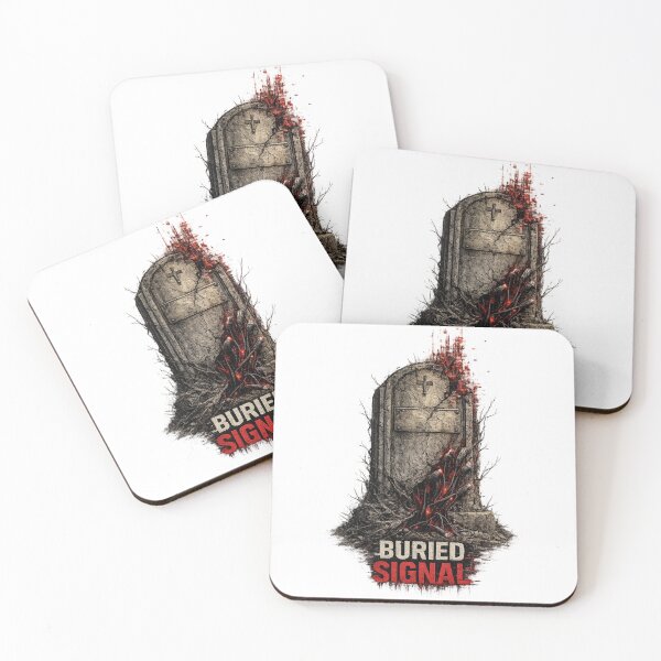 Item preview, BURIED SIGNAL – Horror Cyber Glitch Grave Design designed and sold by UnglaublichGut.