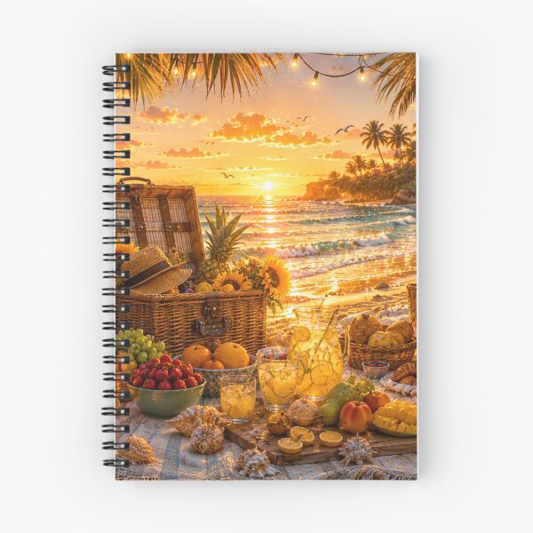 Item preview, Golden Sunset Beach Picnic designed and sold by Gold&pixels.