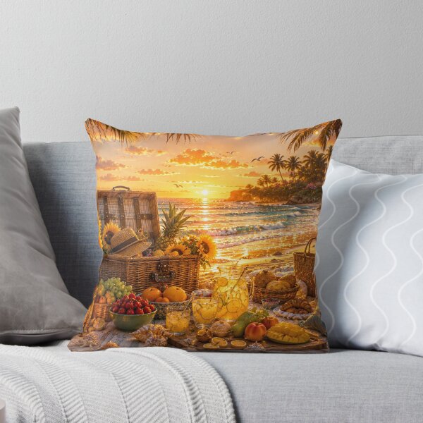 Item preview, Golden Sunset Beach Picnic designed and sold by Gold&pixels.