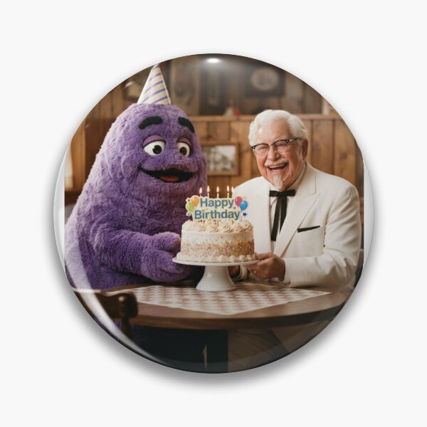 Item preview, Colonel sanders grimace Ronald mcdonald mcdonalds meme memes funny parody christmas birthday  designed and sold by CheeseBlueprint.