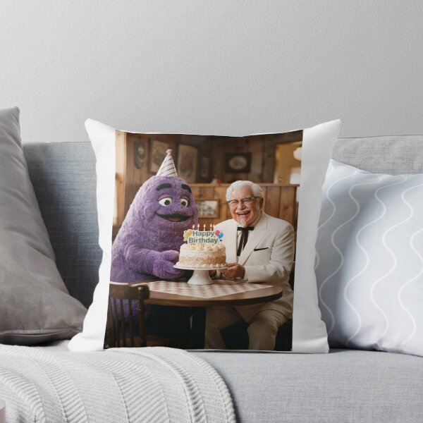Item preview, Colonel sanders grimace Ronald mcdonald mcdonalds meme memes funny parody christmas birthday  designed and sold by CheeseBlueprint.